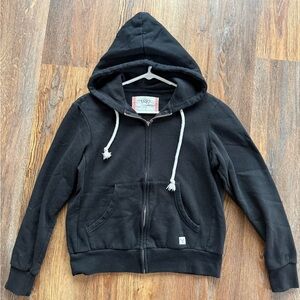 Classic Black Zip-Up Hoodie
